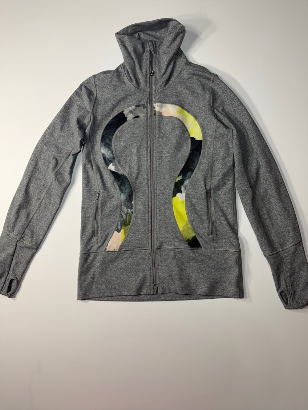 lululemon athletica Gray Full-Zip Jacket size XL Exellent condition